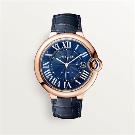 ballon bleu de cartier watch rose gold|cartier ballon bleu 42mm diamond.